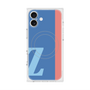 プレミアムスクエアケース with MagSafe［ オリジナル - initial color line - Z blue ］