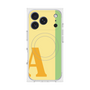 プレミアムスクエアケース with MagSafe［ オリジナル - initial color line - A yellow ］