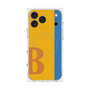 プレミアムスクエアケース with MagSafe［ オリジナル - initial color line - B orange ］