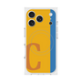 プレミアムスクエアケース with MagSafe［ オリジナル - initial color line - C orange ］