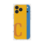 プレミアムスクエアケース with MagSafe［ オリジナル - initial color line - C orange ］