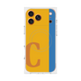 プレミアムスクエアケース with MagSafe［ オリジナル - initial color line - C orange ］
