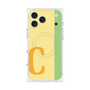 プレミアムスクエアケース with MagSafe［ オリジナル - initial color line - C yellow ］