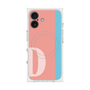 プレミアムスクエアケース with MagSafe［ オリジナル - initial color line - D pink ］