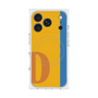 プレミアムスクエアケース with MagSafe［ オリジナル - initial color line - D orange ］