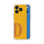プレミアムスクエアケース with MagSafe［ オリジナル - initial color line - D orange ］