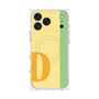 プレミアムスクエアケース with MagSafe［ オリジナル - initial color line - D yellow ］