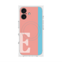 プレミアムスクエアケース with MagSafe［ オリジナル - initial color line - E pink ］