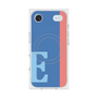プレミアムスクエアケース with MagSafe［ オリジナル - initial color line - E blue ］