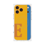 プレミアムスクエアケース with MagSafe［ オリジナル - initial color line - E orange ］