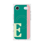 プレミアムスクエアケース with MagSafe［ オリジナル - initial color line - E green ］