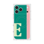 プレミアムスクエアケース with MagSafe［ オリジナル - initial color line - E green ］