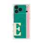 プレミアムスクエアケース with MagSafe［ オリジナル - initial color line - E green ］