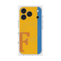 プレミアムスクエアケース with MagSafe［ オリジナル - initial color line - F orange ］