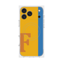 プレミアムスクエアケース with MagSafe［ オリジナル - initial color line - F orange ］