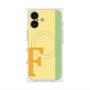 プレミアムスクエアケース with MagSafe［ オリジナル - initial color line - F yellow ］
