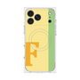 プレミアムスクエアケース with MagSafe［ オリジナル - initial color line - F yellow ］
