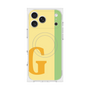 プレミアムスクエアケース with MagSafe［ オリジナル - initial color line - G yellow ］