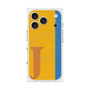 プレミアムスクエアケース with MagSafe［ オリジナル - initial color line - J orange ］