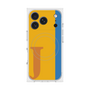 プレミアムスクエアケース with MagSafe［ オリジナル - initial color line - J orange ］