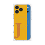 プレミアムスクエアケース with MagSafe［ オリジナル - initial color line - J orange ］