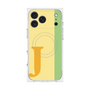プレミアムスクエアケース with MagSafe［ オリジナル - initial color line - J yellow ］