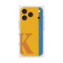 プレミアムスクエアケース with MagSafe［ オリジナル - initial color line - K orange ］