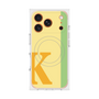 プレミアムスクエアケース with MagSafe［ オリジナル - initial color line - K yellow ］