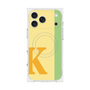 プレミアムスクエアケース with MagSafe［ オリジナル - initial color line - K yellow ］
