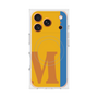 プレミアムスクエアケース with MagSafe［ オリジナル - initial color line - M orange ］