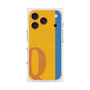 プレミアムスクエアケース with MagSafe［ オリジナル - initial color line - Q orange ］