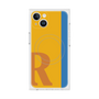 プレミアムスクエアケース with MagSafe［ オリジナル - initial color line - R orange ］