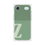 プレミアムスクエアケース with MagSafe［ オリジナル - initial two tone - Z green ］