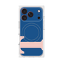 プレミアムスクエアケース with MagSafe［ オリジナル - initial color - T navy ］