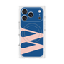 プレミアムスクエアケース with MagSafe［ オリジナル - initial color - W navy ］
