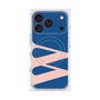 プレミアムスクエアケース with MagSafe［ オリジナル - initial color - W navy ］