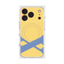 プレミアムスクエアケース with MagSafe［ オリジナル - initial color - X yellow ］