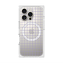 プレミアムスクエアケース with MagSafe［ オリジナル - 推し色チェック - パープル ］