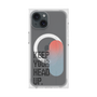プレミアムスクエアケース with MagSafe［ オリジナル - ドットオーバーレイ - KEEP YOUR HEAD UP/A ］