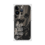 プレミアムスクエアケース with MagSafe［ オリジナル - ドットオーバーレイ - KEEP YOUR HEAD UP/B ］