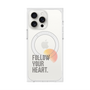 プレミアムスクエアケース with MagSafe［ オリジナル - ドットオーバーレイ - FOLLOW YOUR HEART/A ］