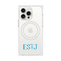 プレミアムスクエアケース with MagSafe［ オリジナル - ESTJ 幹部 - アルファベット ］
