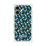 プレミアムスクエアケース with MagSafe［ ANNA SUI - HEARTS VINE - BLUE ］