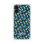 プレミアムスクエアケース with MagSafe［ ANNA SUI - HEARTS VINE - BLUE ］