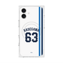 プレミアムスクエアケース with MagSafe［ 埼玉西武ライオンズ- #63 HASEGAWA - ホーム ］