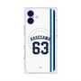 プレミアムスクエアケース with MagSafe［ 埼玉西武ライオンズ- #63 HASEGAWA - ホーム ］