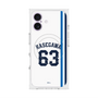プレミアムスクエアケース with MagSafe［ 埼玉西武ライオンズ- #63 HASEGAWA - ホーム ］