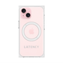 プレミアムスクエアケース with MagSafe［ LATENCY - Logotype - Gray ］