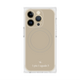 プレミアムスクエアケース with MagSafe［ 1PIU1UGUALE3 - ロゴ - ベージュ ］