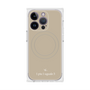 プレミアムスクエアケース with MagSafe［ 1PIU1UGUALE3 - ロゴ - ベージュ ］
